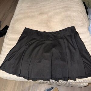 Black Pleated Skirt